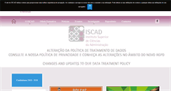 Desktop Screenshot of iscad.pt